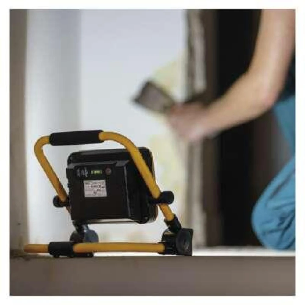 Kondicionierius Emos Geti LED spotlight ACCO rechargeable portable, 20W, yellow, cool baltas