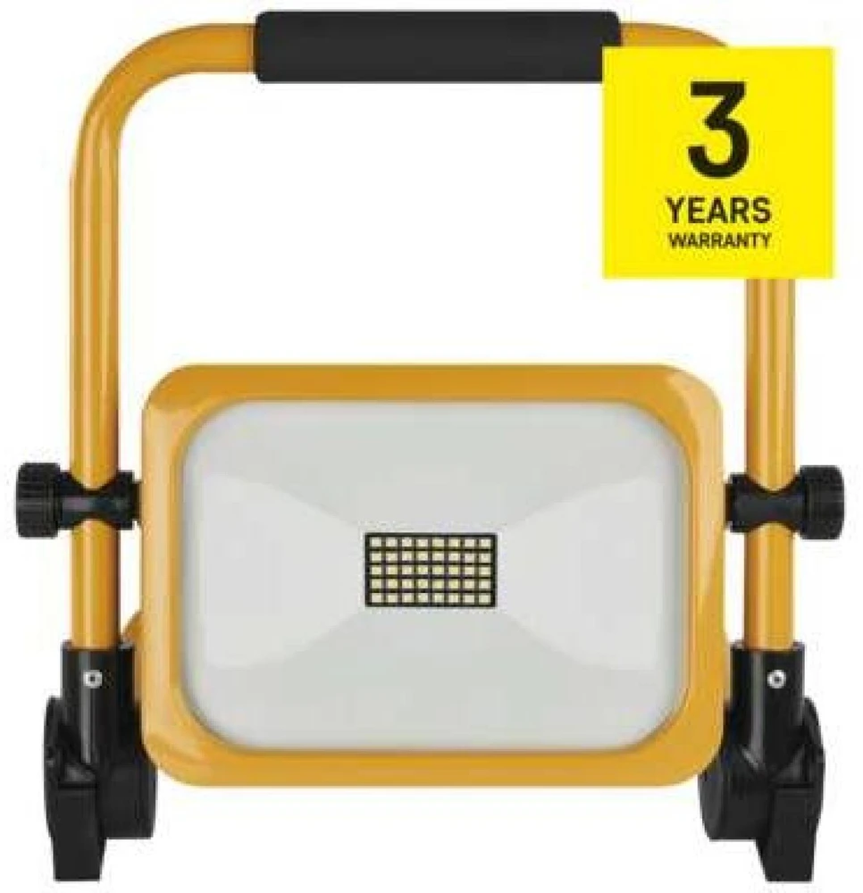 Kondicionierius Emos Geti LED spotlight ACCO rechargeable portable, 20W, yellow, cool baltas