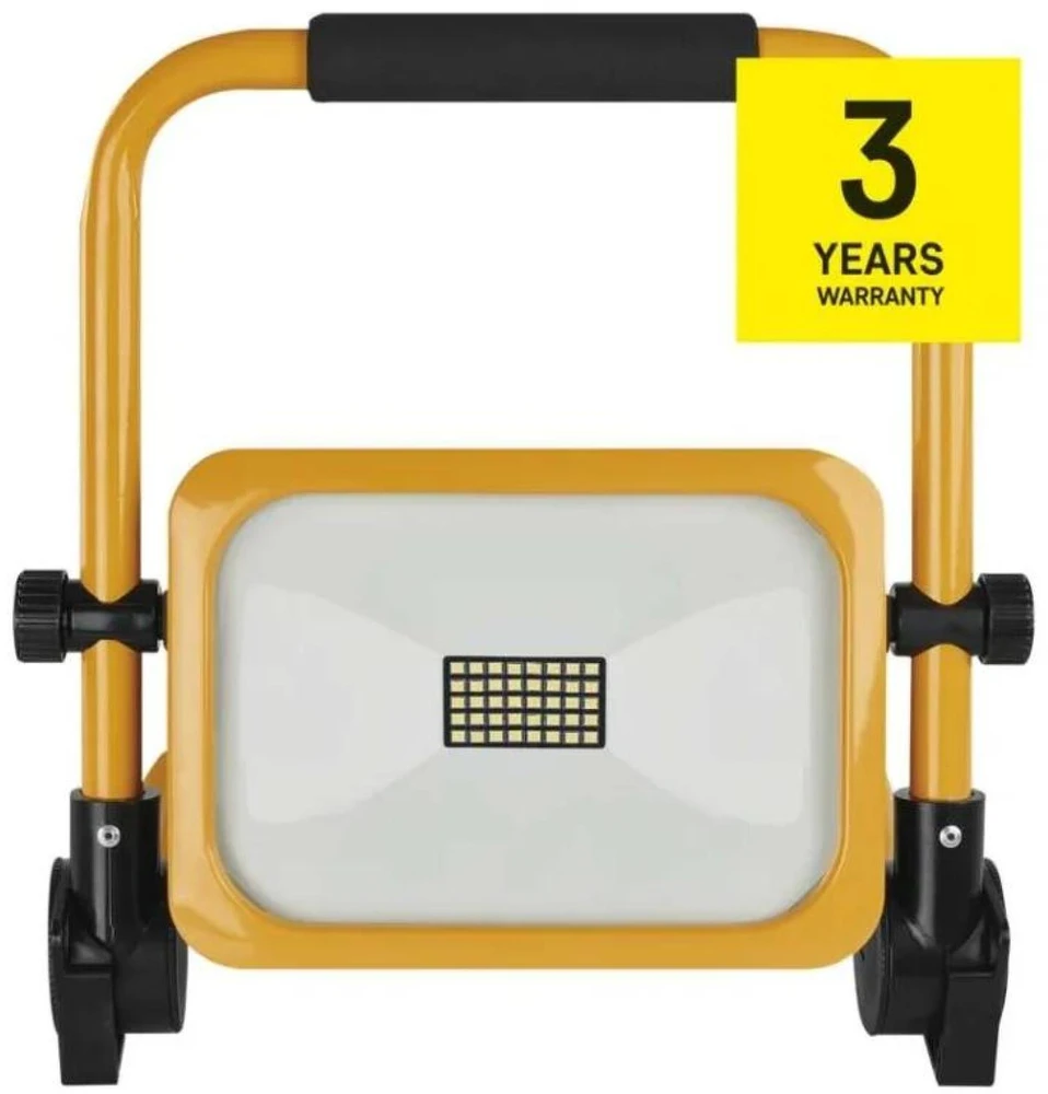 Kondicionierius Emos Geti LED spotlight ACCO rechargeable portable, 20W, yellow, cool baltas