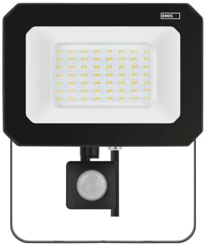 Kondicionierius Emos LED prožektorius SIMPO ZS2343, 50 W, 5000 lm, IP44, neutraliai balta, PIR jutiklis, aliuminis