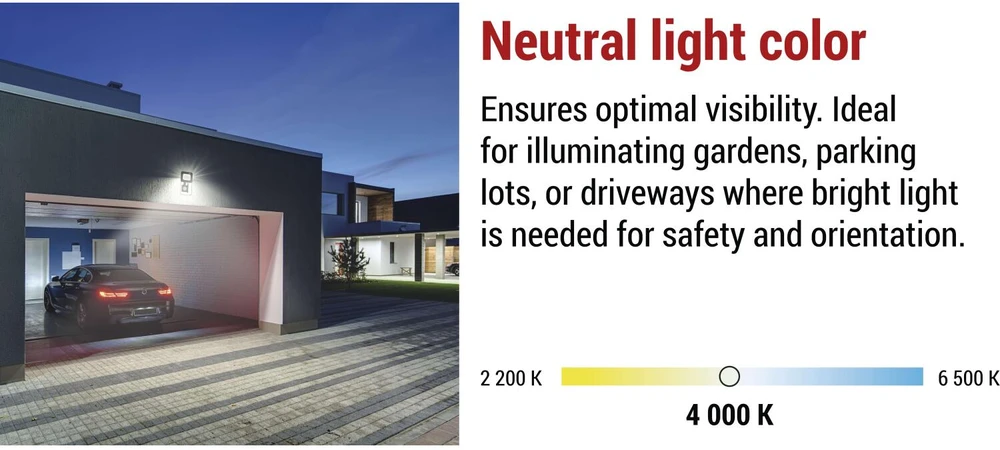 Kondicionierius Emos LED prožektorius ZS2333, 30 W, 3000 lm, IP44, neutraliai balta, PIR jutiklis, aliuminis, stiklas