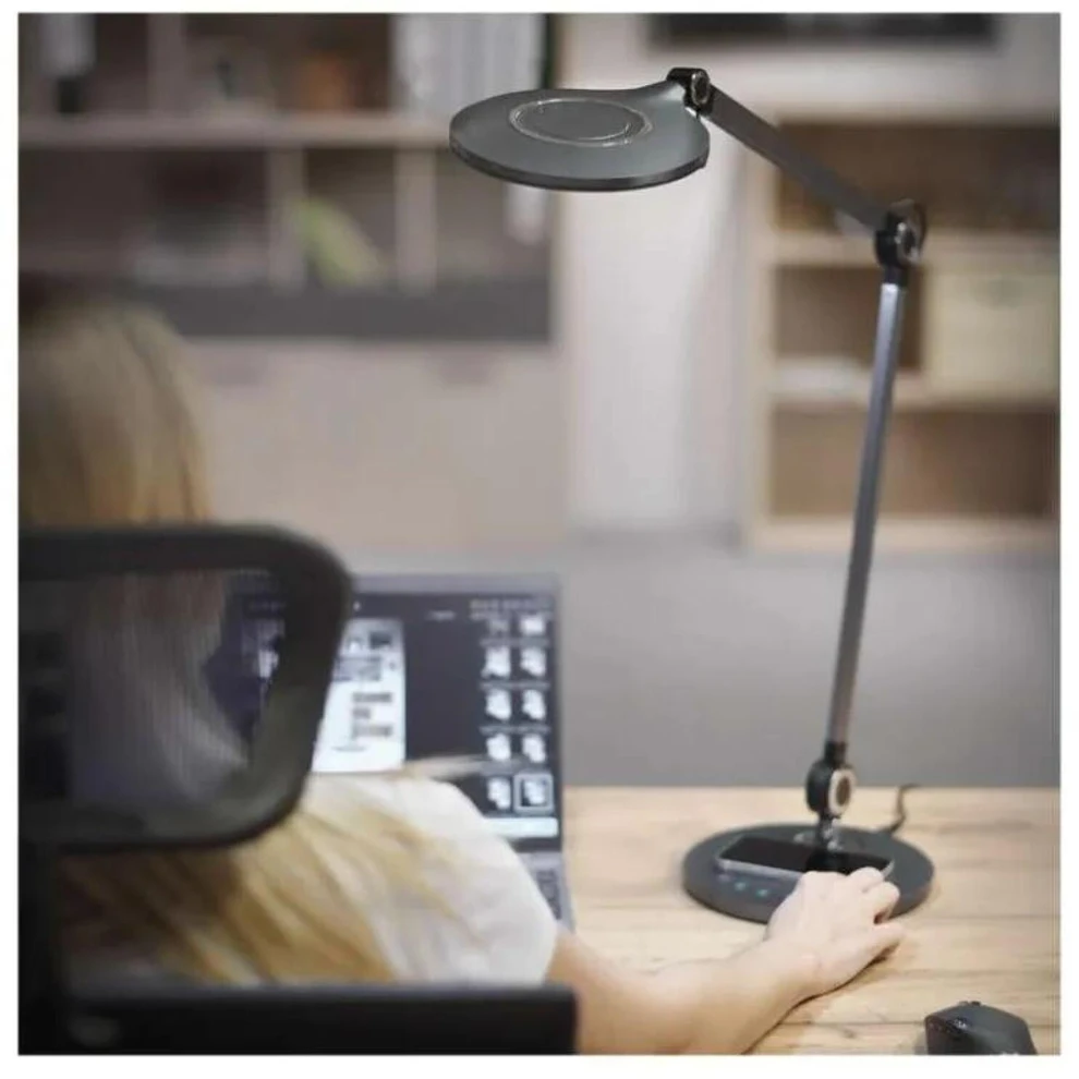 Emos LED table lamp KAREN, juodas