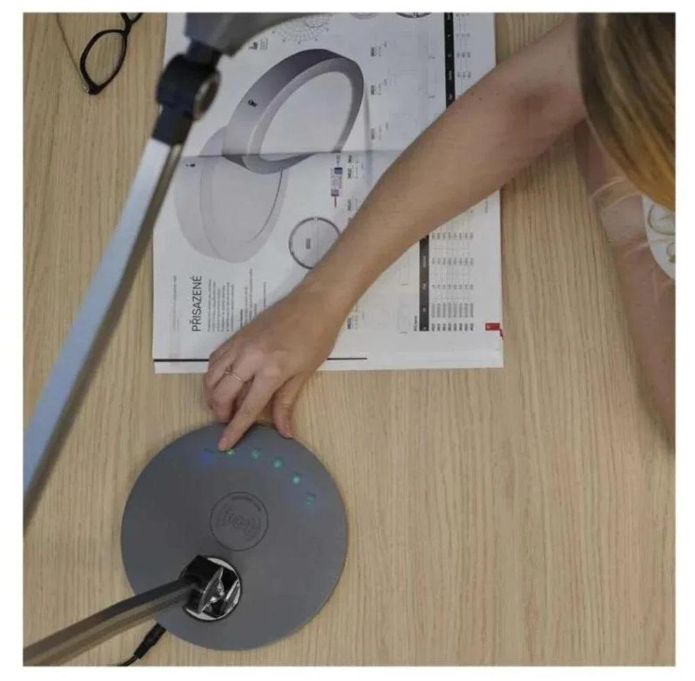 Emos LED table lamp KAREN, juodas