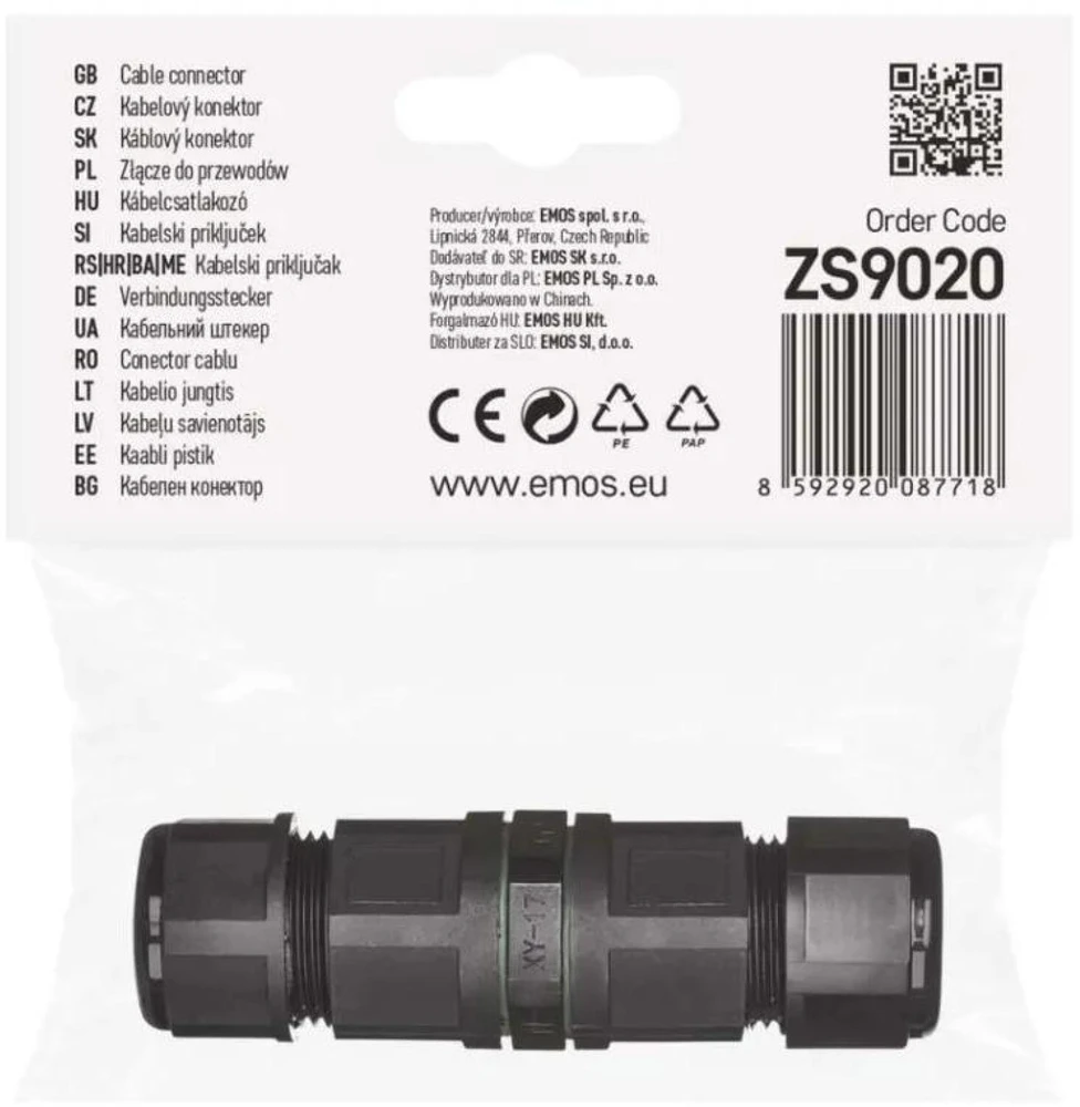 Emos Złącze do przewodów Emos ZS9020 IP68