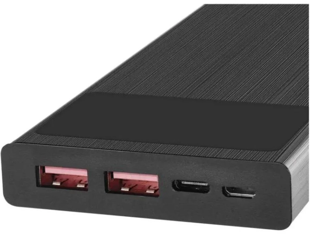 Emos Power Bank BetaQ 10 B0531B, 10000 mAh, 22,5 W, 4 išėjimai, 18 W įvestis, LED indikatorius