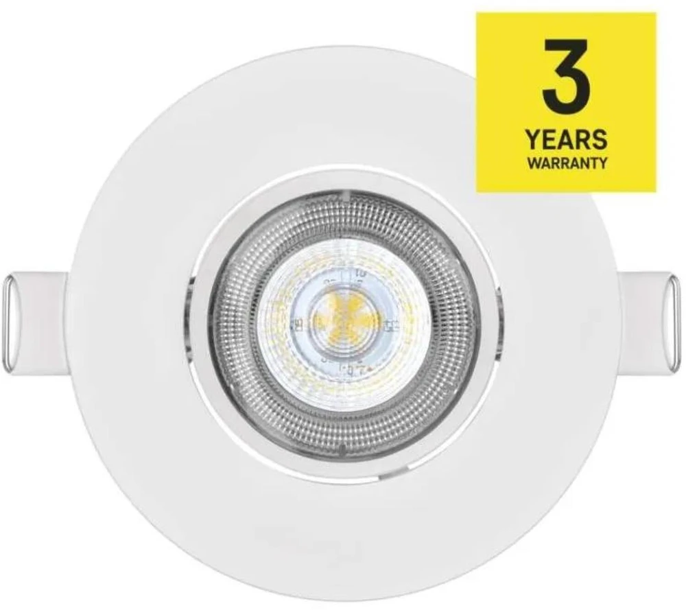 Emos LED spotlight SIMMI baltas, circle 5W warm baltas