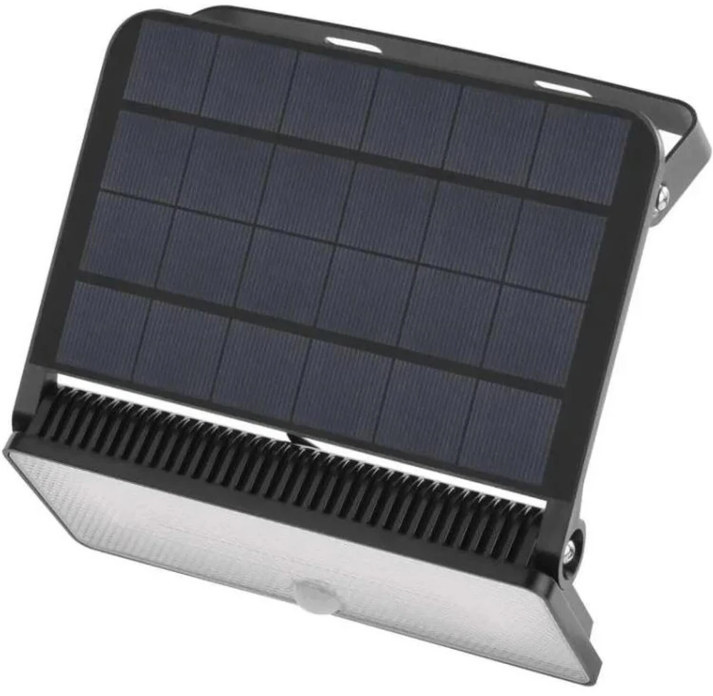 Kondicionierius Emos SOLO prožektorius ZG122S, 1600 lm, 3,7 V, IP54, PIR jutiklis, 100°, 6 m, Li-Ion 3600 mAh, neutralus baltas