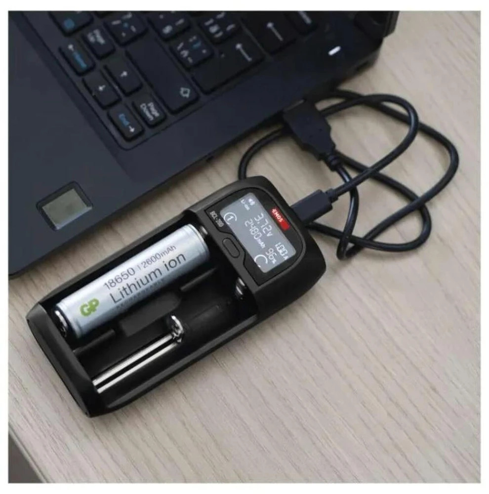 Universal Li-ion battery charger EMOS BCL-20D