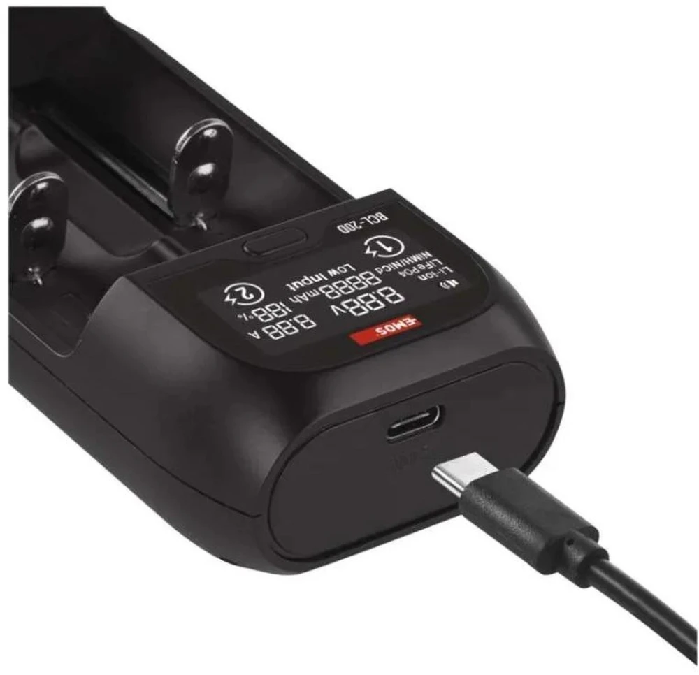 Universal Li-ion battery charger EMOS BCL-20D