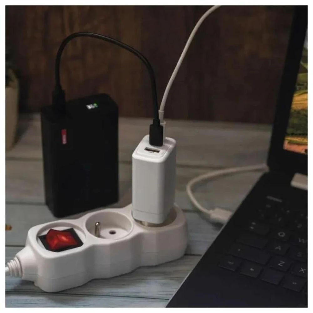 Emos Universal USB adapter GaN to PD 65 W max.