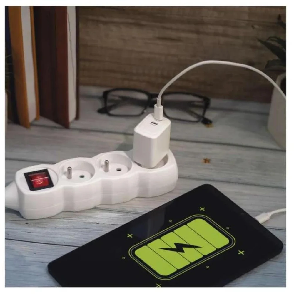 Emos Universal USB adapter GaN to PD 35 W max.