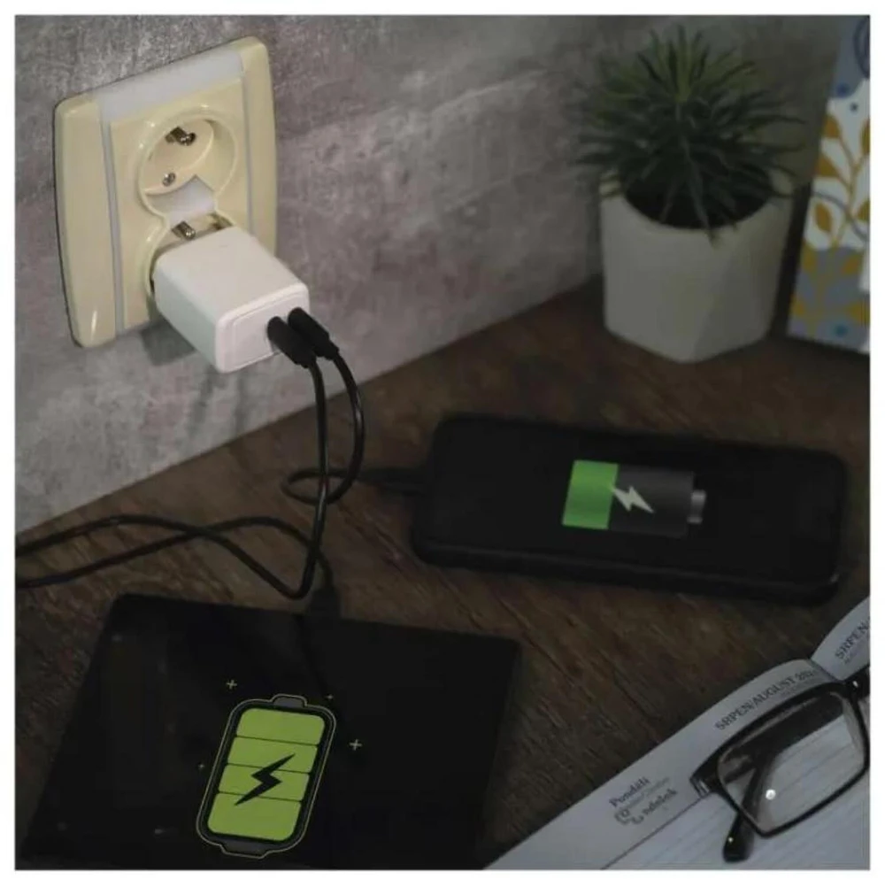Emos Universal USB adapter GaN to PD 35 W max.