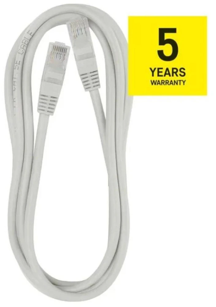 Kabelis EMOS RJ-45 M, RJ-45 M, 2m, pilkas S9123