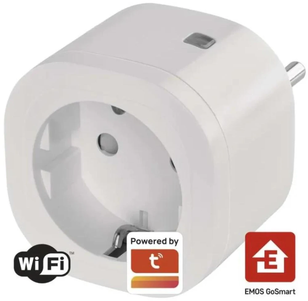Emos WiFi lizdas IP-3002S P5531, 230 V~/16 A, 3680 W, 30 programų, 15 lizdų, vaikų apsauga, Wi-Fi 802.11 b/g/n