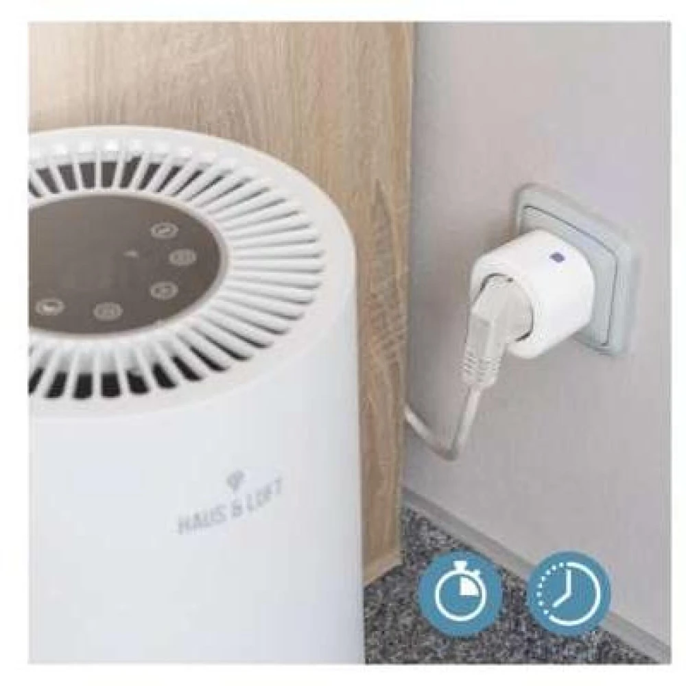 Emos WiFi lizdas IP-3002S P5531, 230 V~/16 A, 3680 W, 30 programų, 15 lizdų, vaikų apsauga, Wi-Fi 802.11 b/g/n