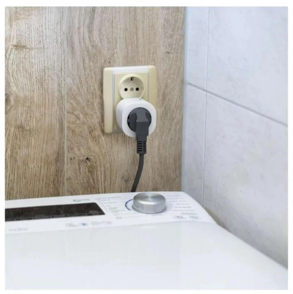 Emos WiFi lizdas IP-3002S P5531, 230 V~/16 A, 3680 W, 30 programų, 15 lizdų, vaikų apsauga, Wi-Fi 802.11 b/g/n