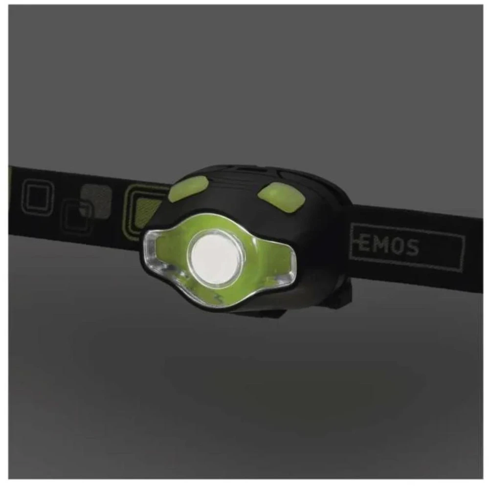 Emos Žibintuvėlis priekinis P3536 LED COB 3W + LED 3W, 220 lm, 100m 3 AAA