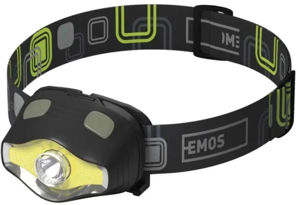 Emos Žibintuvėlis priekinis P3536 LED COB 3W + LED 3W, 220 lm, 100m 3 AAA