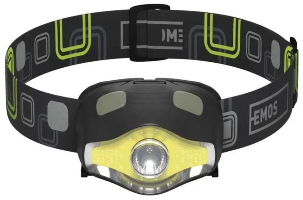 Emos Žibintuvėlis priekinis P3536 LED COB 3W + LED 3W, 220 lm, 100m 3 AAA