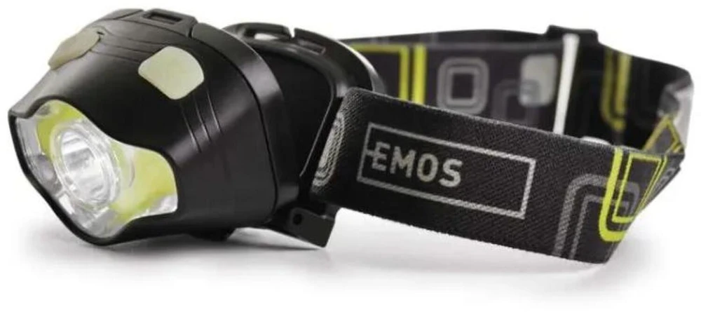 Emos Žibintuvėlis priekinis P3536 LED COB 3W + LED 3W, 220 lm, 100m 3 AAA