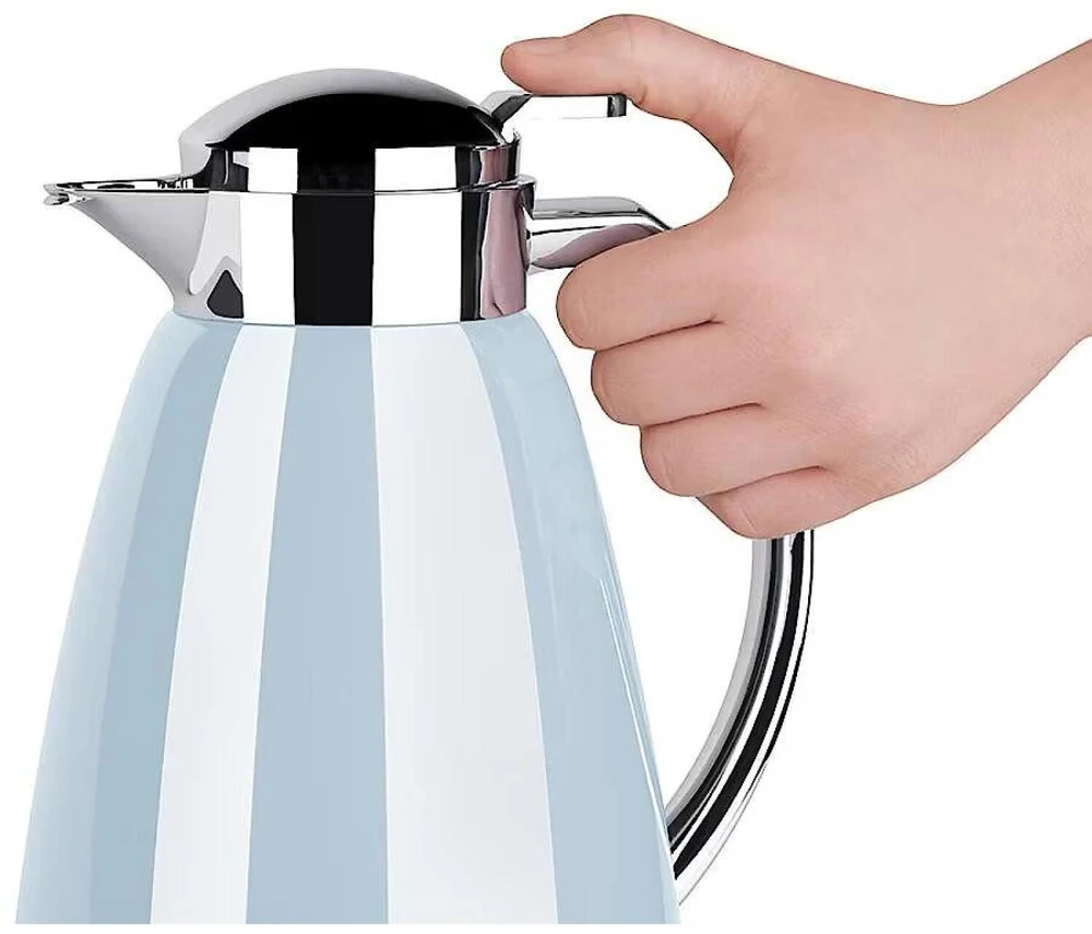 Emsa CAMPO vakuuminis ąsotis F4130400, 1l, mėlynas, ABS, nerūdijantis plienas, QUICK TIP dangtelis, nešimo rankena
