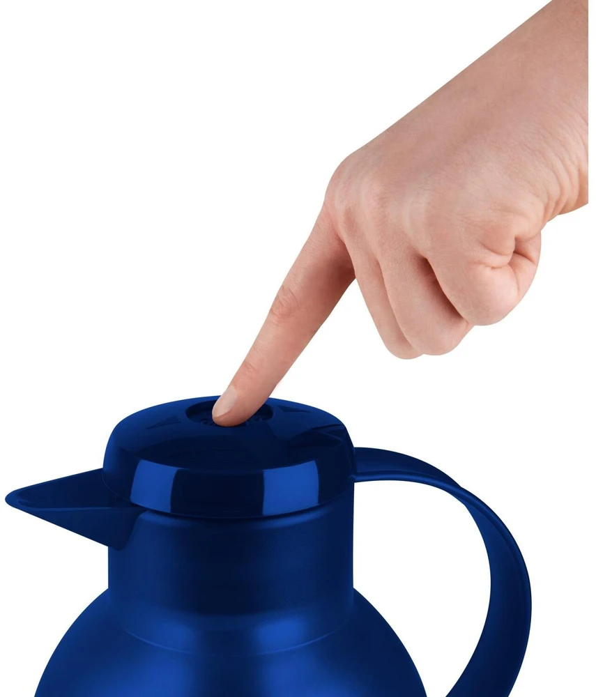 Emsa 504231 Samba Isolierkanne (1 Liter, Quick Press Verschluss,