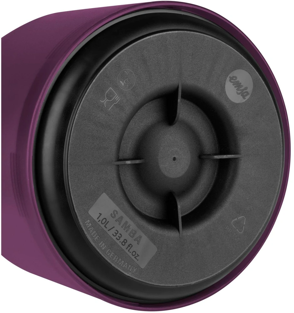 Emsa Samba vacuum jug Quick Press violetinė 1.0L