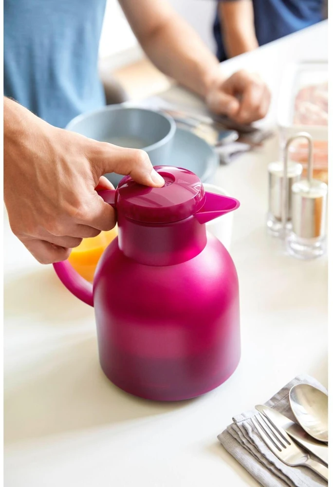 Emsa Samba vacuum jug Quick Press violetinė 1.0L