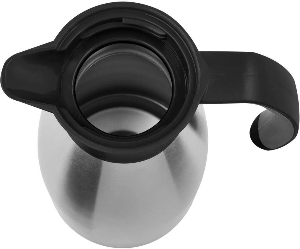 Emsa termoąsotis Soft Grip 1 l, nerūdijančiojo plieno, juodas/sidabrinis, 508932