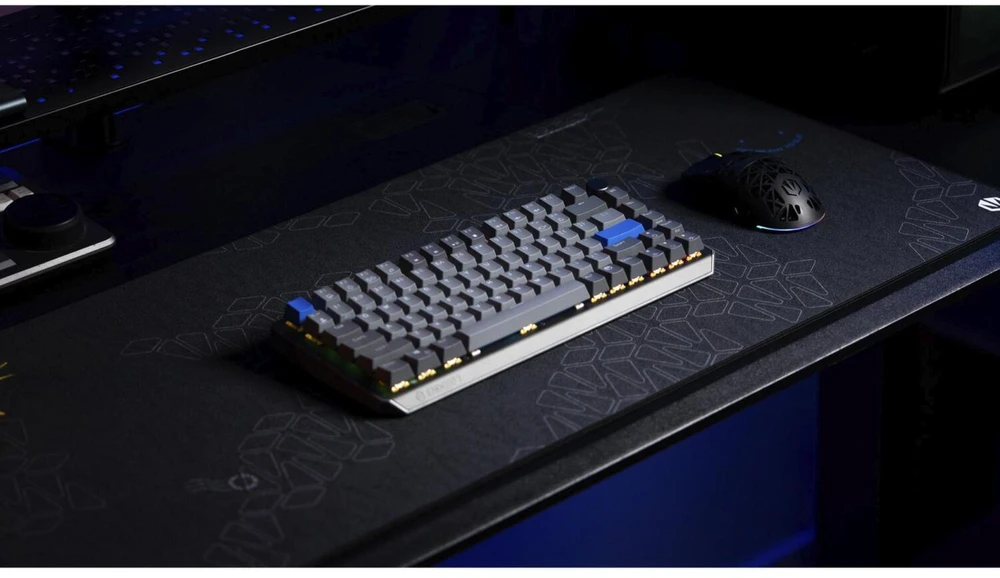 ENDORFY Thock V2 75% Wireless, Gaming-klaviatūra - pilka, DE-išdėstymas, ENDORFY Geltona by Gateron