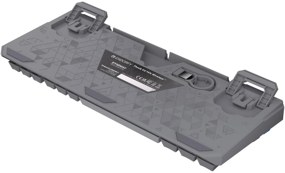 ENDORFY Thock V2 75% Wireless, Gaming-klaviatūra - pilka, DE-išdėstymas, ENDORFY Geltona by Gateron