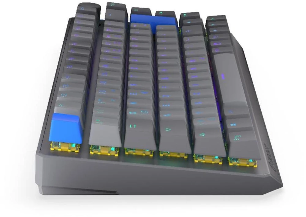 ENDORFY Thock V2 75% Wireless, Gaming-klaviatūra - pilka, DE-išdėstymas, ENDORFY Geltona by Gateron