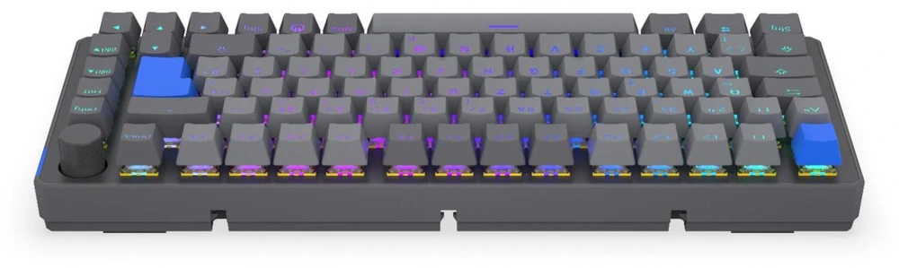 ENDORFY Thock V2 75% Wireless, Gaming-klaviatūra - pilka, DE-išdėstymas, ENDORFY Geltona by Gateron