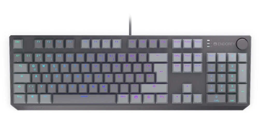 Klaviatūra ENDORFY Thock V2 red Switches DE išdėstymas