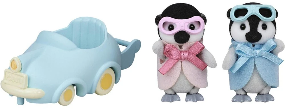 Epoch Figūrėlės pingvinai su automobiliu Sylvanian Families