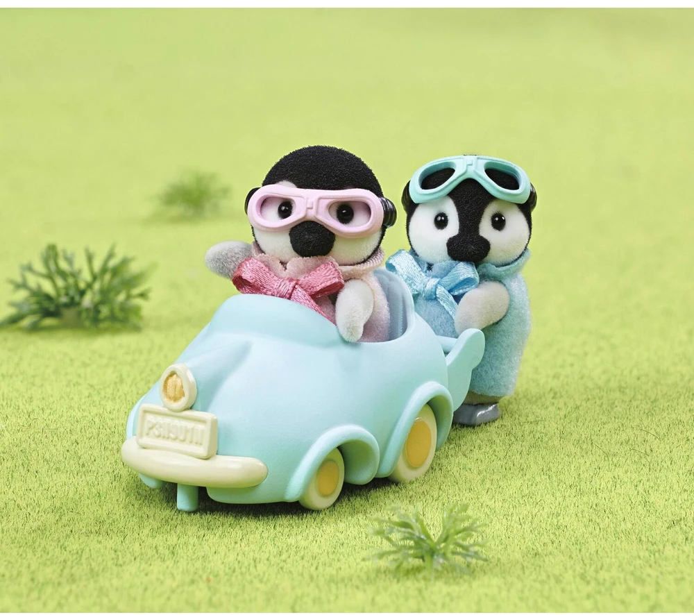 Epoch Figūrėlės pingvinai su automobiliu Sylvanian Families