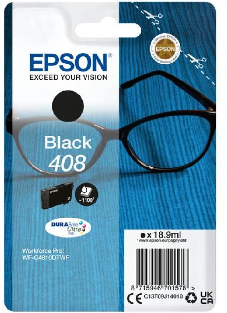 Epson DURABrite Ultra 408L | Ink cartrige | Juodas