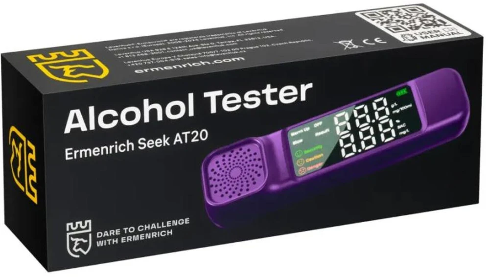 Alkotesteris Ermenrich Seek AT20 alkoholio matuoklis