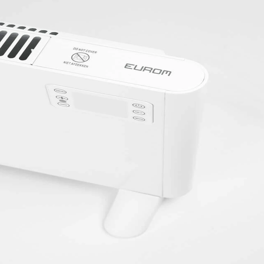 Eurom Alutherm 1000 WiFi konvekcinis šildytuvas patalpų šildymui 1000W WiFi išmanus valdymas montuojamas ant sienos ir pastatomas
