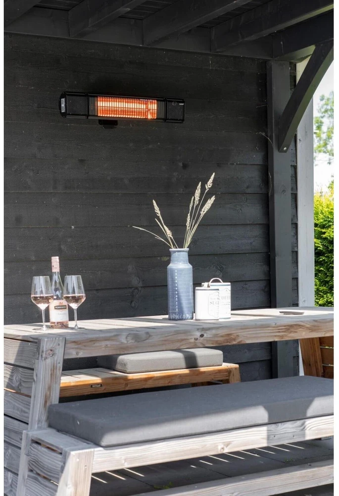 Eurom Terasos šildytuvas 334579, 2000 W, IP65, 185 cm maitinimo laidas, Bluetooth valdymas, LED apšvietimas