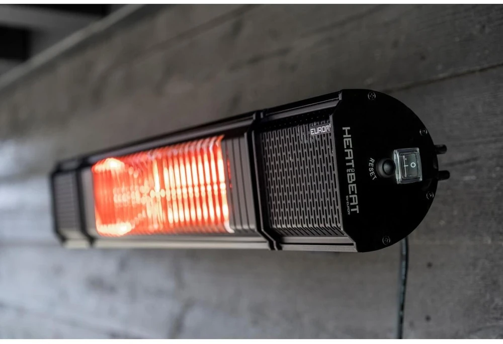 Eurom Terasos šildytuvas 334579, 2000 W, IP65, 185 cm maitinimo laidas, Bluetooth valdymas, LED apšvietimas