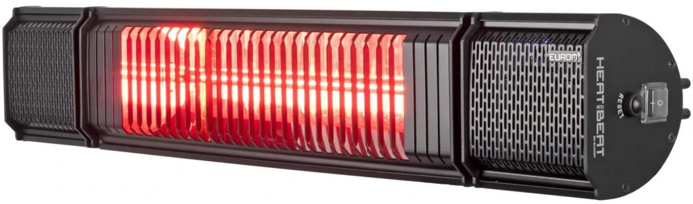 Eurom Terasos šildytuvas 334579, 2000 W, IP65, 185 cm maitinimo laidas, Bluetooth valdymas, LED apšvietimas