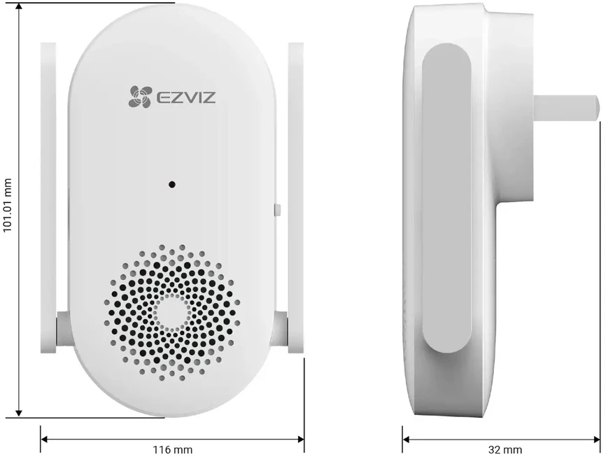 EZVIZ CH1 Baltas