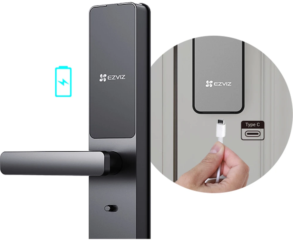 Išmani durų rankena EZVIZ CS-DL05 (WBCP,M)