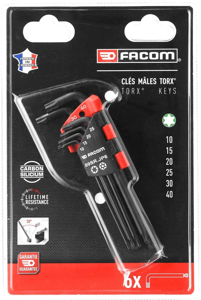 Šešiakampių raktų komplektas Facom 89SR.JP6PB