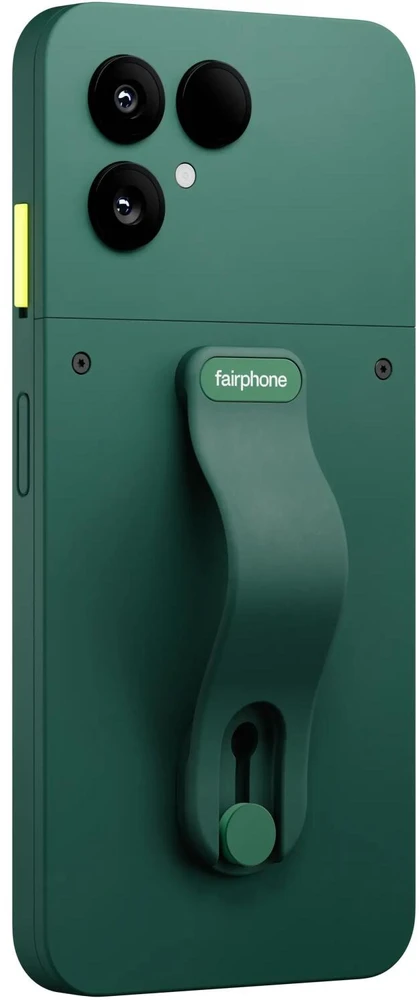 Dėklas „Fairphone Gen. 6“ pirštų kilpos ausinės, žalios spalvos