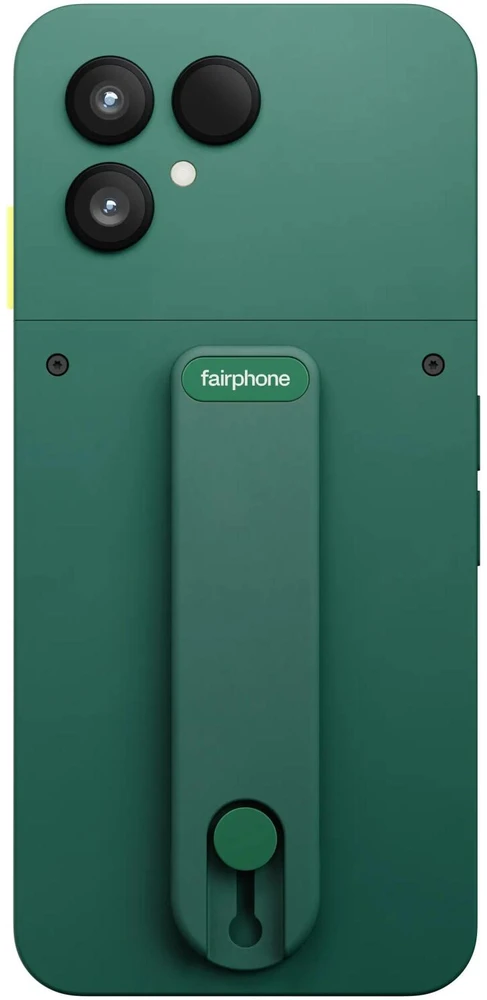 Dėklas „Fairphone Gen. 6“ pirštų kilpos ausinės, žalios spalvos