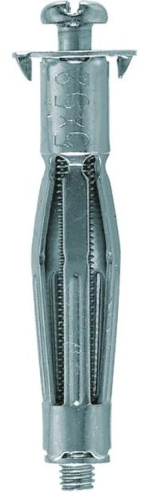 Fischer cavity metal dowels HM 4x46 S B - sidabrinis - 20 pieces - with screw