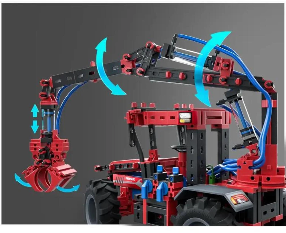 Fischer Technik Fischertechnik fischertechnik Strong Pneumatics, konstruktoriai