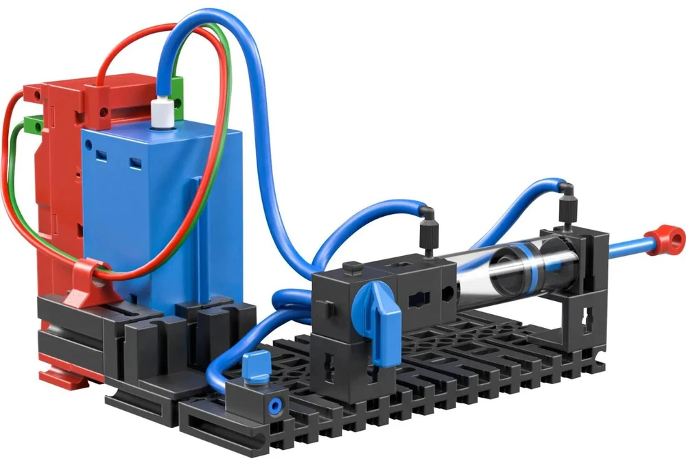 Fischer Technik Fischertechnik fischertechnik Strong Pneumatics, konstruktoriai